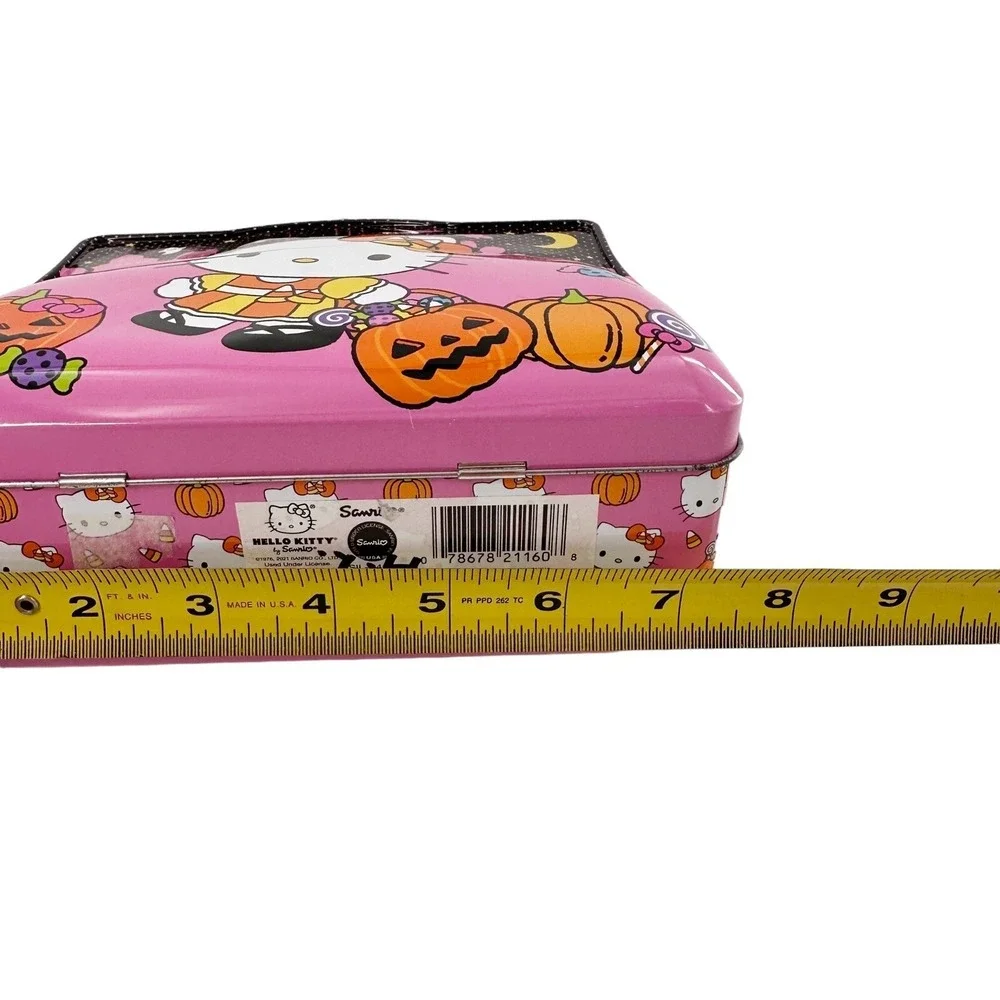 Hello Kitty Sanrio Halloween Candy Tin Lunchbox Exclusive Toy Treats Jewels b‎